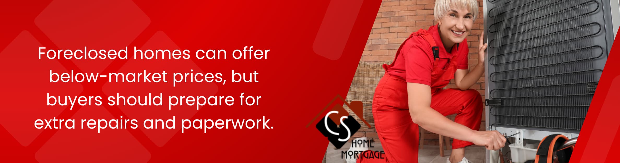 a woman fixing radiant heat