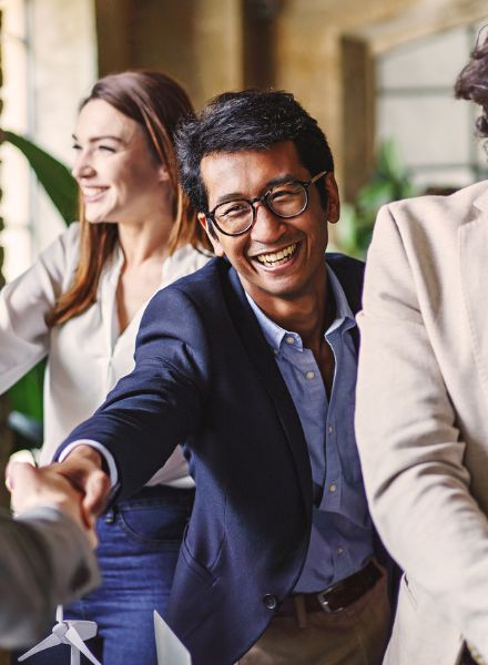 Business CDs - guy smiling