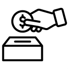 Saving icon