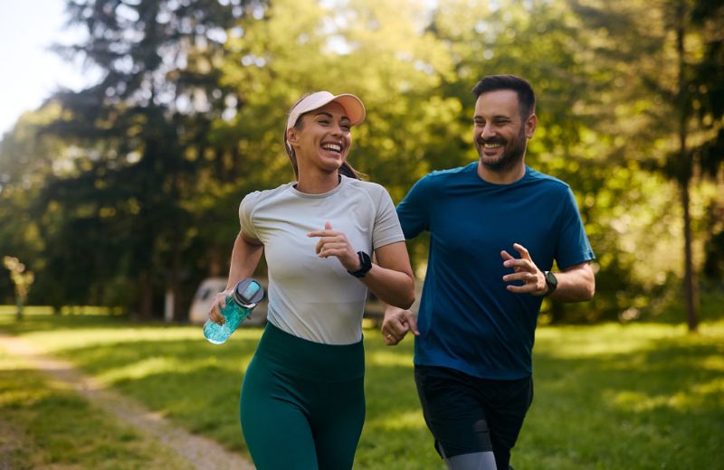 couple running