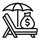 Travel/money icon