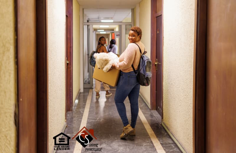 moving into the dorm