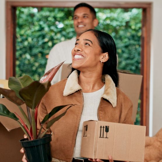Moving into brand new home