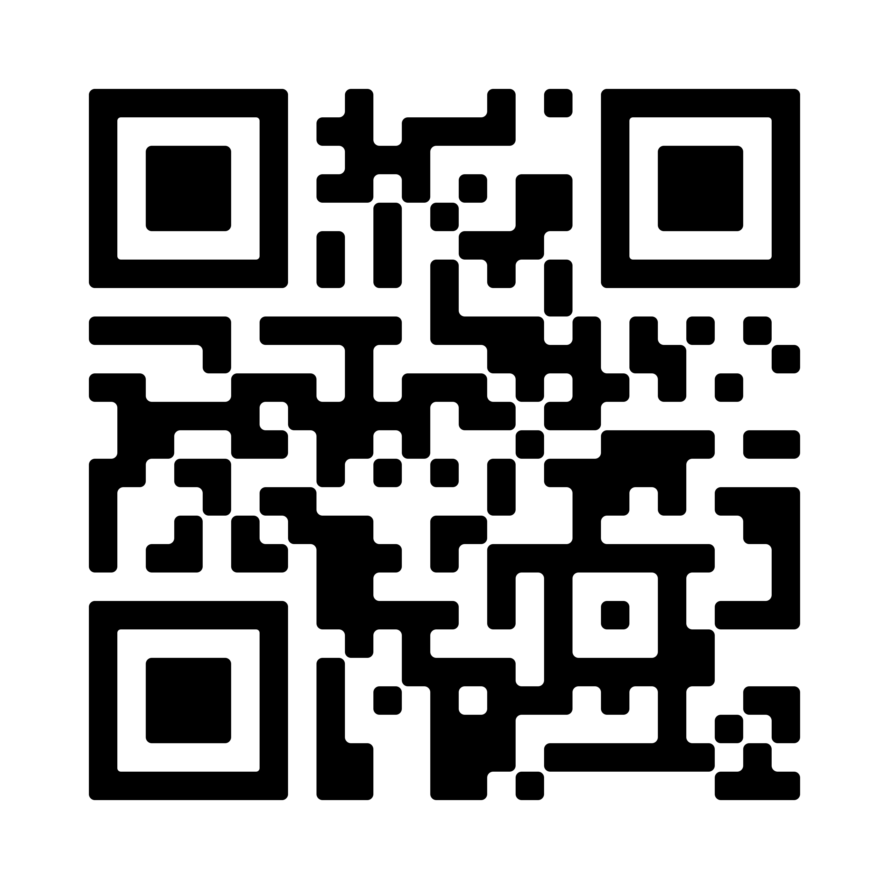 QR code to download iPhone or Android app